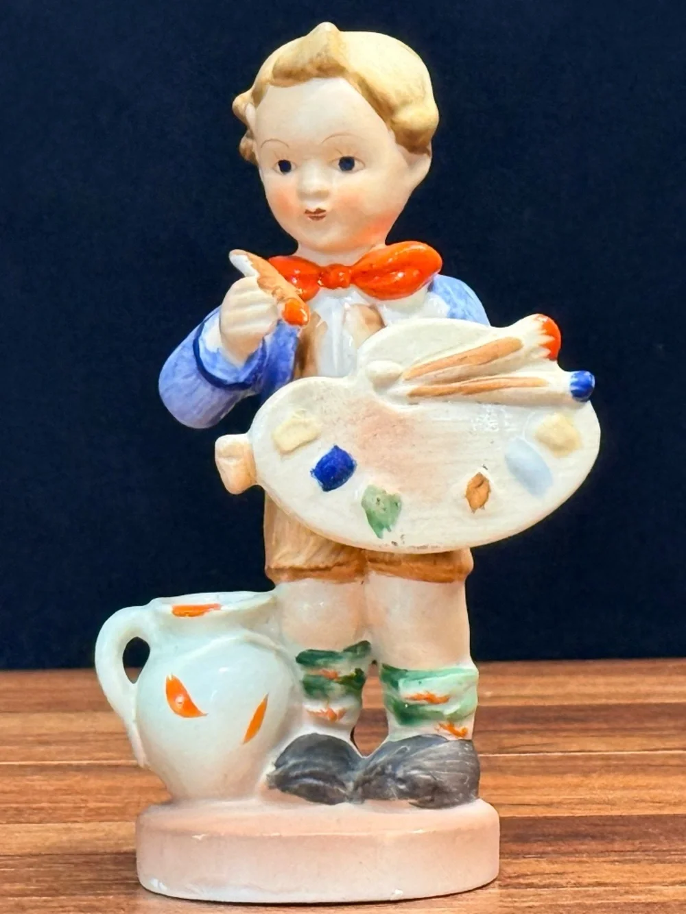 SONSCO Artist Boy Painting Figurine